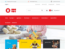 Tablet Screenshot of edutoystore.com
